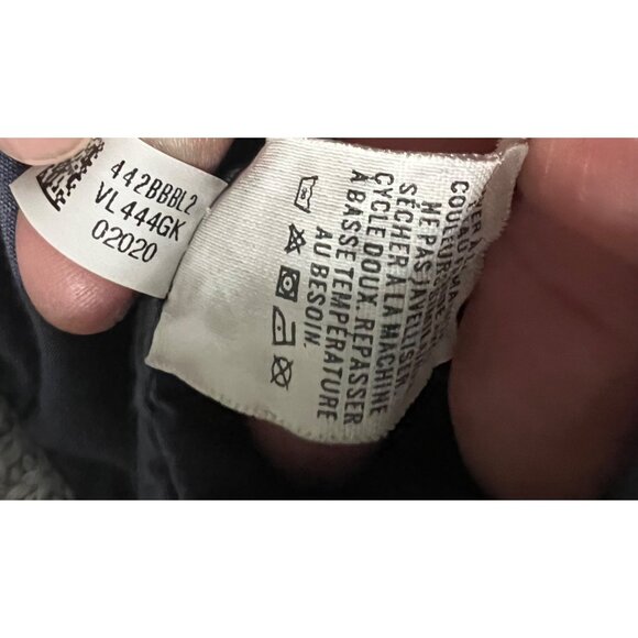 Aerie Preppy Blue Corduroy Snap Front Academia Varsity  Jacket ‎ Size Small - Picture 10 of 10